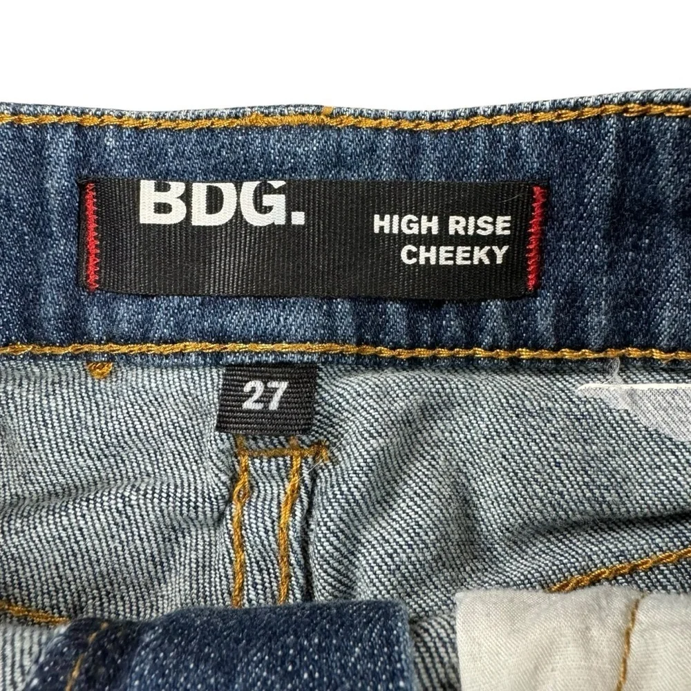 BDG High Rise Cheeky Denim Shorts - Picture 3 of 5